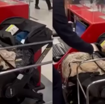 Una pareja abandonó a su bebé en el aeropuerto para no pagarle el pasaje