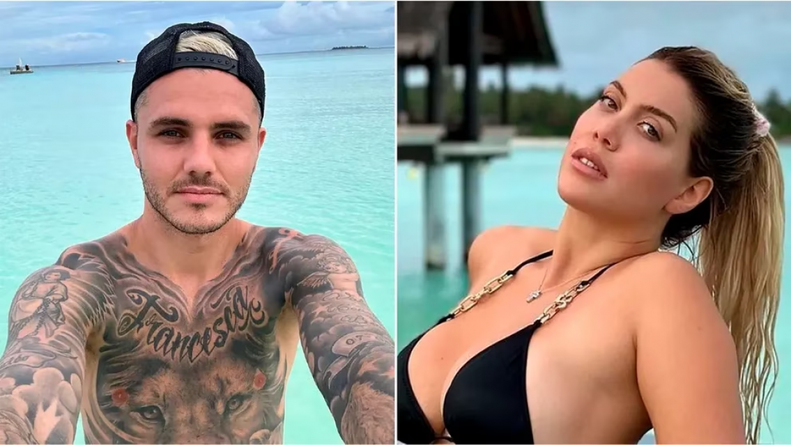Picante en Instagram, Mauro Icardi expuso a Wanda despu�s de un "ma�anero"