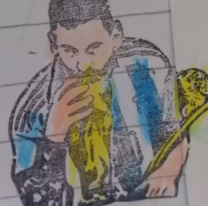 Una maestra usó un sello de Lionel Messi para corregir una tarea