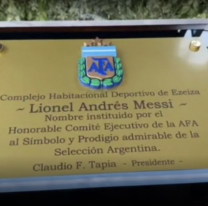 Tremendo homenaje en vida a Messi: ahora el predio de la AFA lleva su nombre