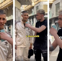 Un influencer español frenó en la calle a L-Gante, le preguntó cuánta plata tiene y lo dejó sin palabras