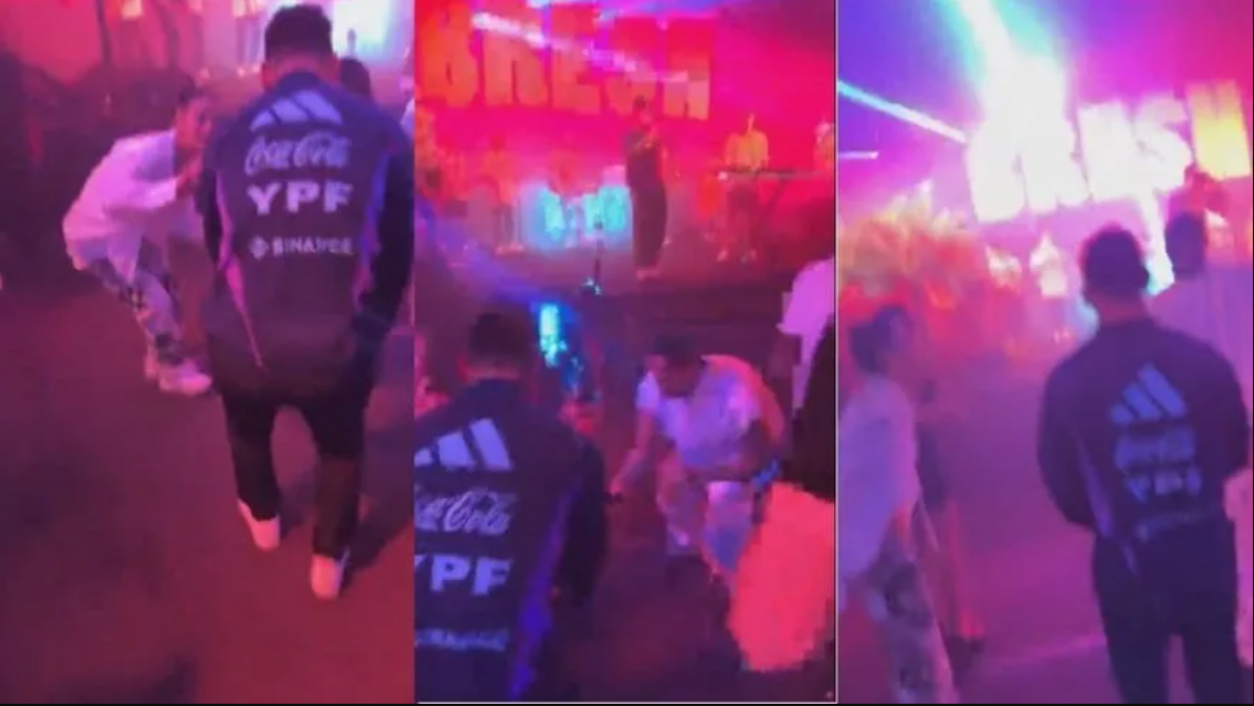 Jugador de la selecci�n llev� a su amante a la fiesta de AFA en Ezeiza