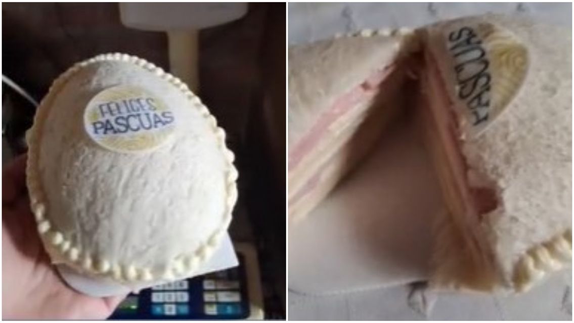 Creó el huevo de pascua relleno de sandwich de miga y ahora gana millones