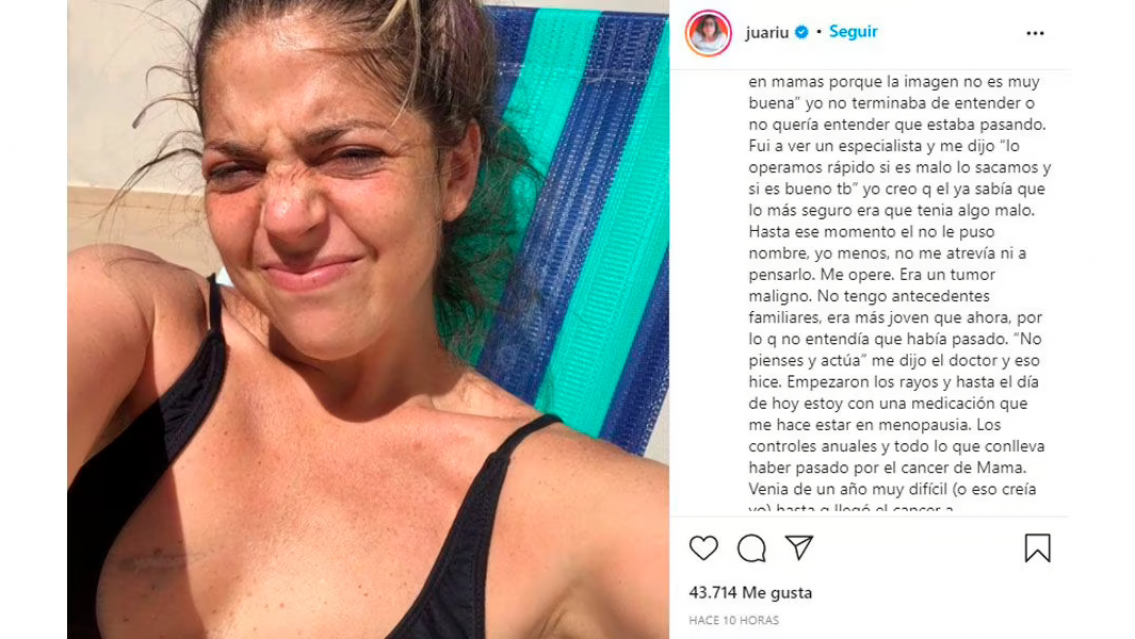 Lo que nadie sab�a: as� venci� al c�ncer "Juariu", una de las influencers m�s queridas