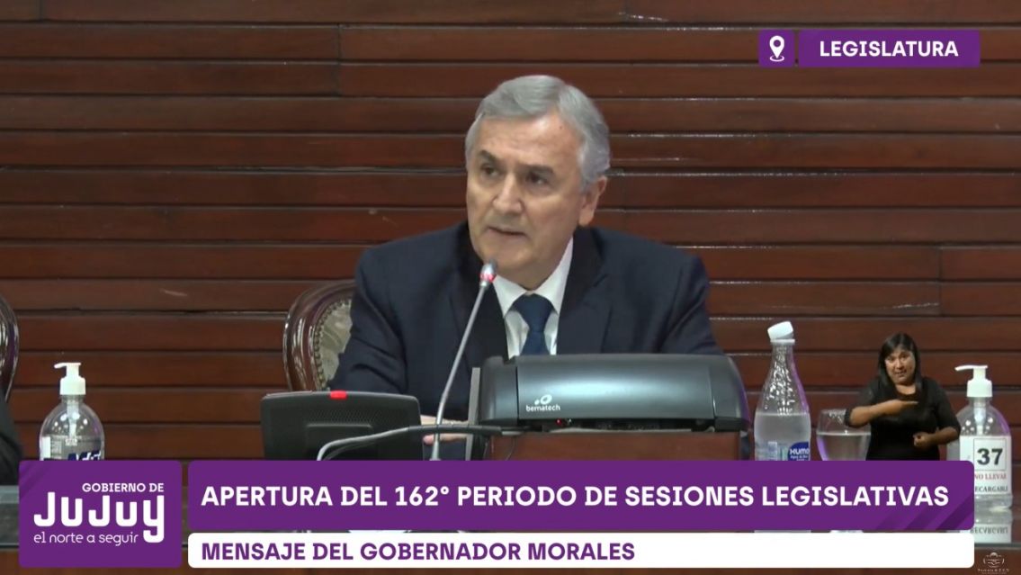 El �ltimo discurso de Morales en la Legislatura: "Jujuy no es la misma provincia"