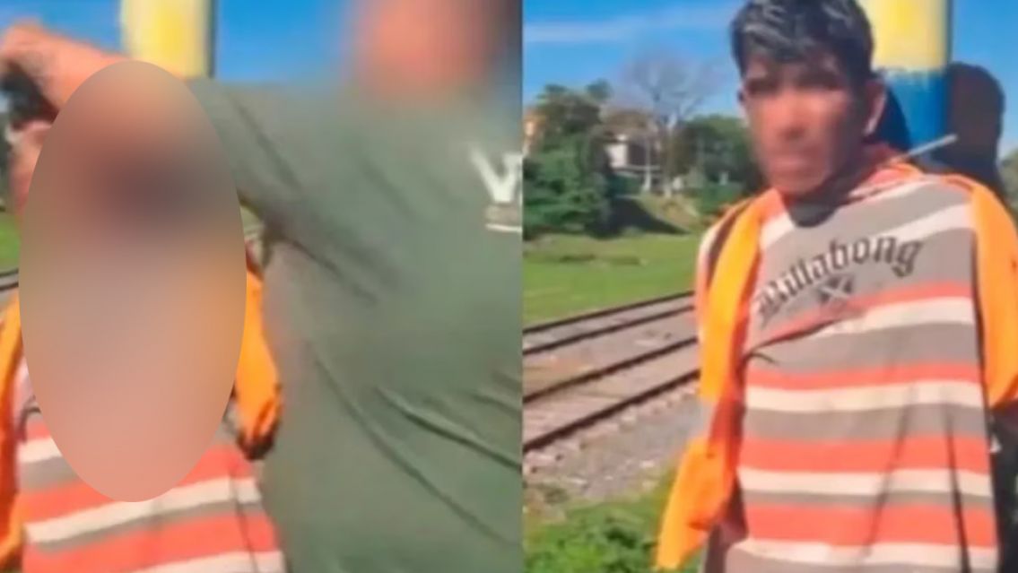 Un ladrón les robó las mochilas a los nenes que volvían de la escuela y los vecinos lo ataron a un poste de luz