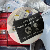 "Voto nulo, basta de CASTA en Jujuy", el panfleto que apareci&oacute; en algunos sobres 