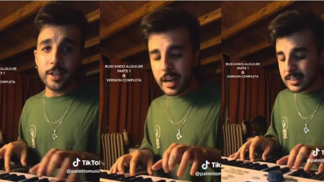 Tiene que irse de su departamento, no consigue alquiler y creó una canción que se volvió viral