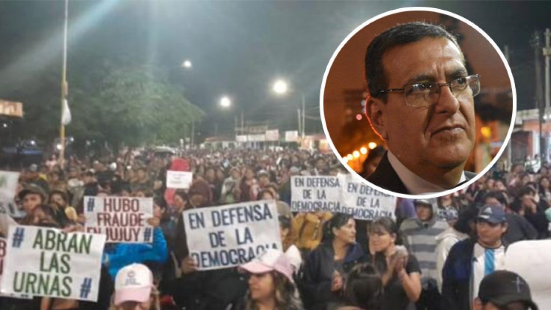 Jujeños salieron a la calle para exigir la apertura de urnas en Libertador