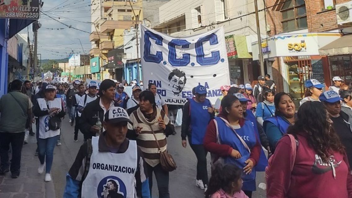 Jujuy en la marcha contra el hambre: "Es peor que el ajuste de Macri"