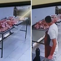 Video: "un fantasma" apareció en una carnicería de Chaco y aterró a los empleados