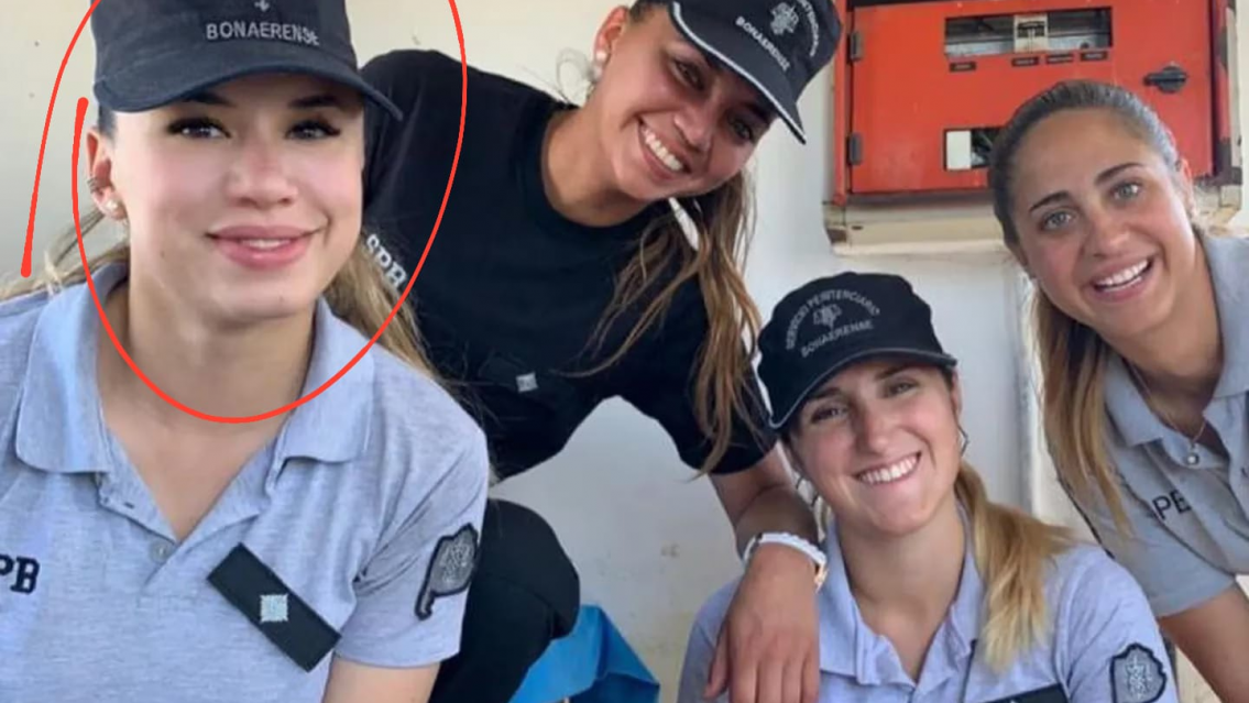 Alto voltaje: salieron las fotos de Candelaria, la mujer policía participante de MasterChef