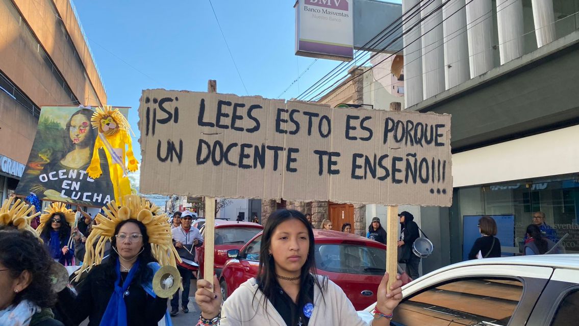 Docentes jujeños indignados con ADEP aseguran que "no hace nada"