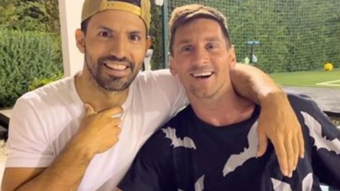 Agüero le advirtió a Messi que el Inter Miami va último en la MLS