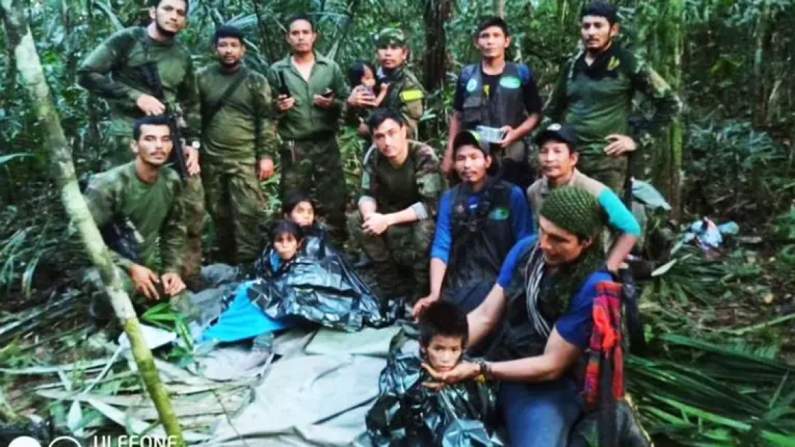 4 hermanitos fueron encontrados con vida en plena selva, la historia es increíble