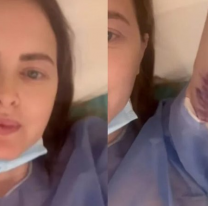Alarmante situaci&oacute;n de Silvina Luna en el quir&oacute;fano. &iexcl;Un hematoma as&iacute; de grande!