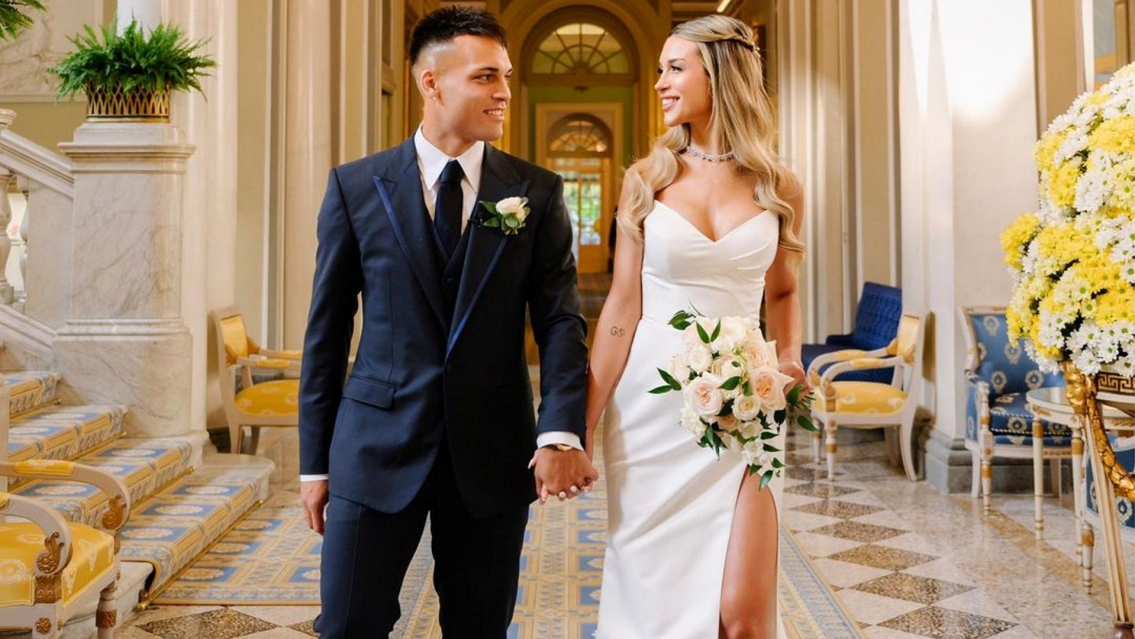 "Pomelo", aseguran que Lautaro Mart�nez se cas� obligado por su mujer