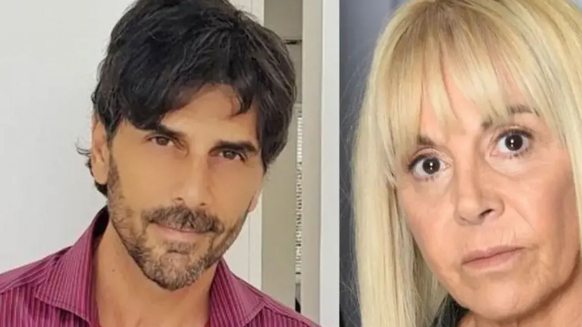 El gesto de Claudia Villafa�e con Juan Darth�s: le dio su apoyo