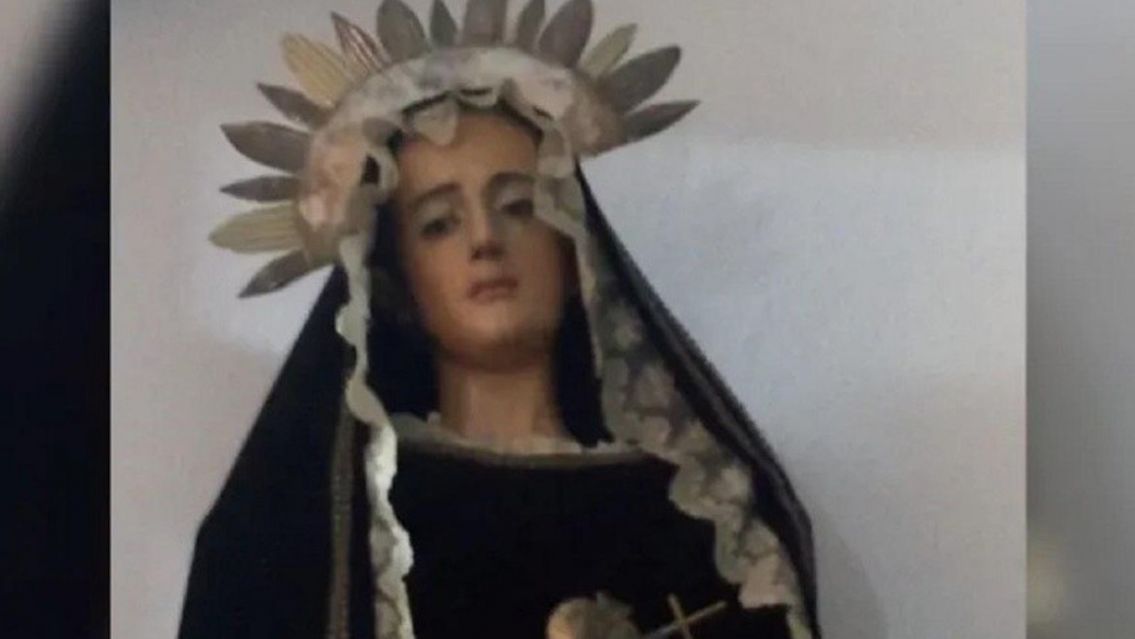 ¿Milagro?: una virgen lloró mientras el coro de la iglesia cantaba