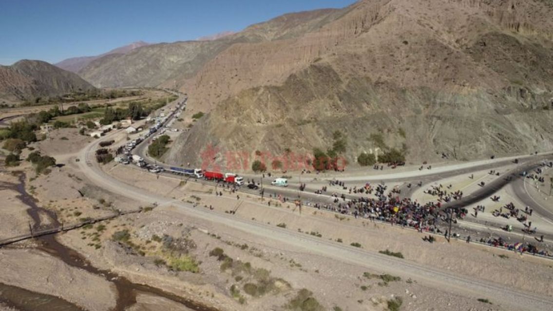 Cu�les son los cortes que siguen en las rutas de Jujuy