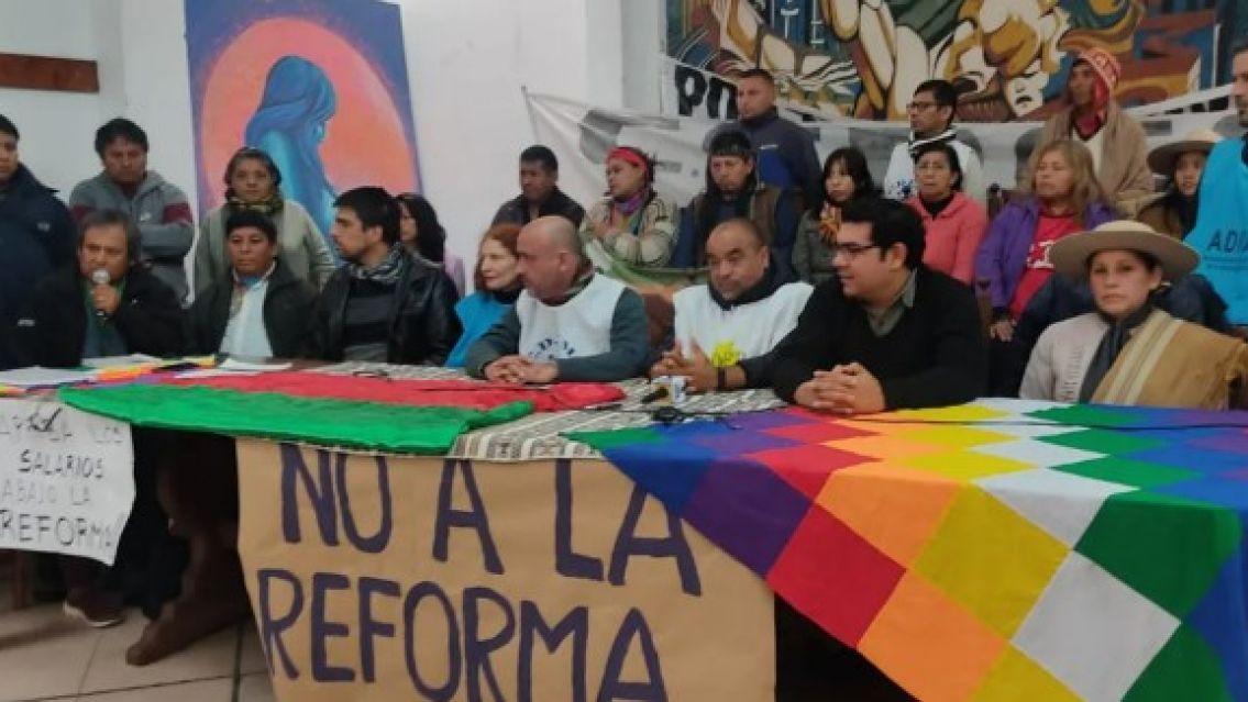 Los gremios en Jujuy endurecen su lucha: "hasta voltear la reforma constitucional"
