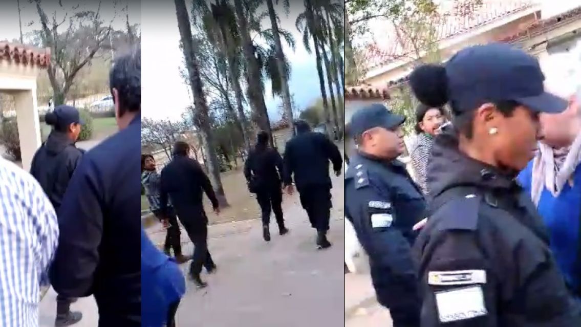 Pese a estar prohibido, la Polic�a se meti� en la UNJu y fren� una sesi�n