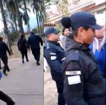 Pese a estar prohibido, la Polic&iacute;a se meti&oacute; en la UNJu y fren&oacute; una sesi&oacute;n