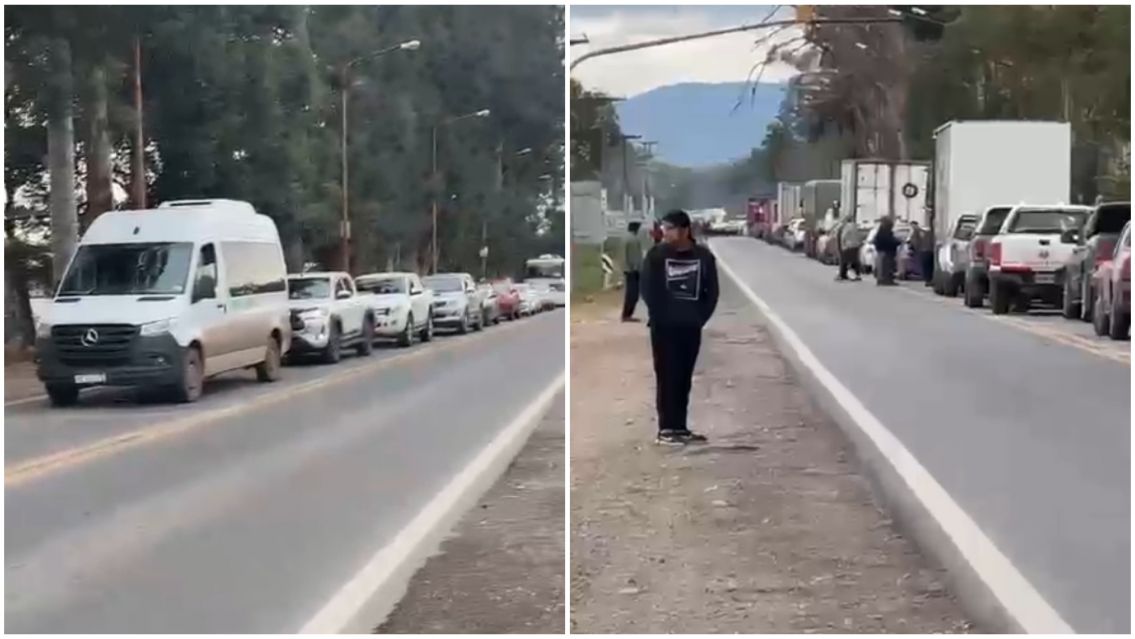 Caos total en ruta 34: kil�metros de fila por el corte de piqueteros