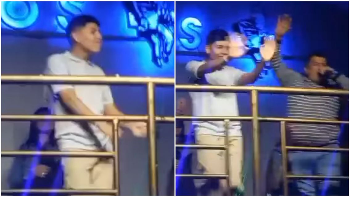 Antonio apareci� en un boliche y no pas� desaparecibido: bail� en el escenario