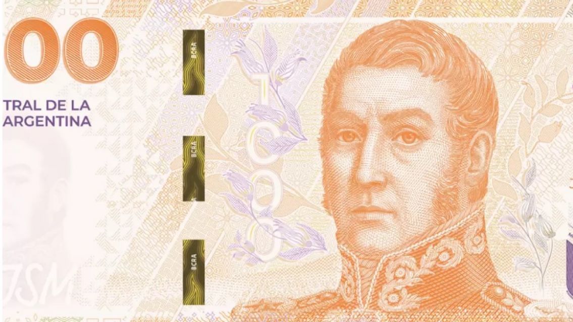 El nuevo billete de $1.000 fue elegido como el mejor de la región