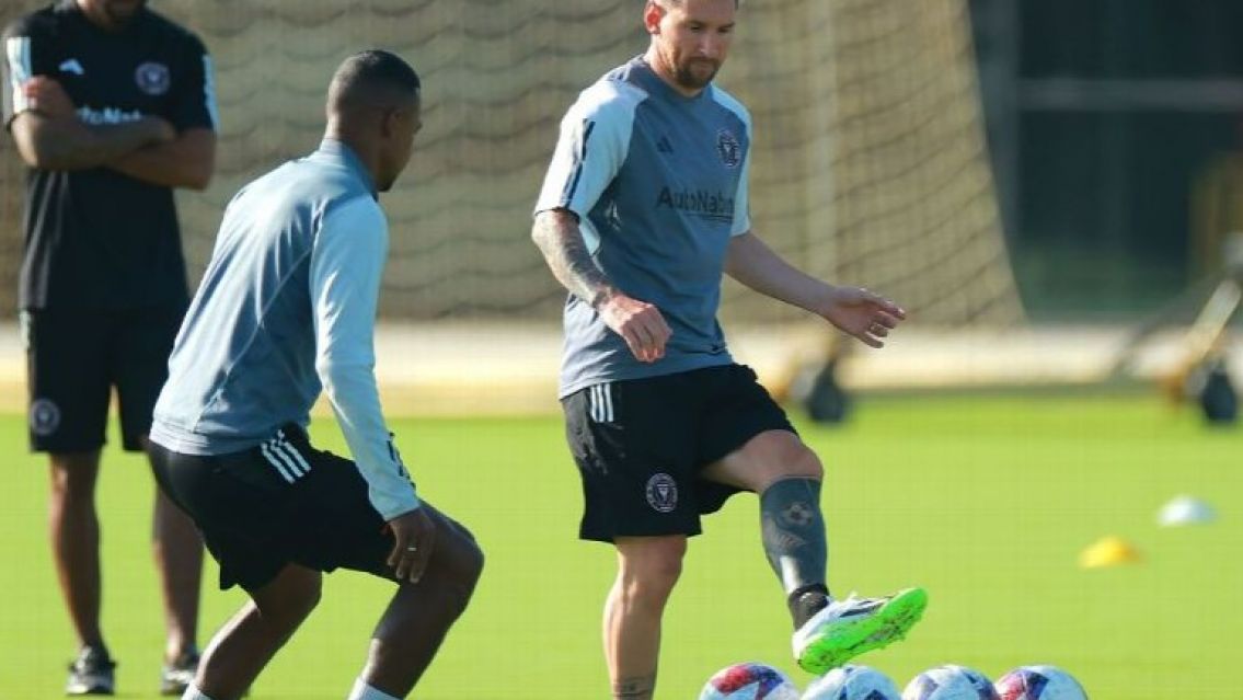 Lionel Messi tuvo su primera práctica abierta con Inter Miami