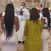 Fue as&iacute; al bautismo de su hijo y le dijeron de todo: "Dej&aacute; de llamar la atenci&oacute;n"