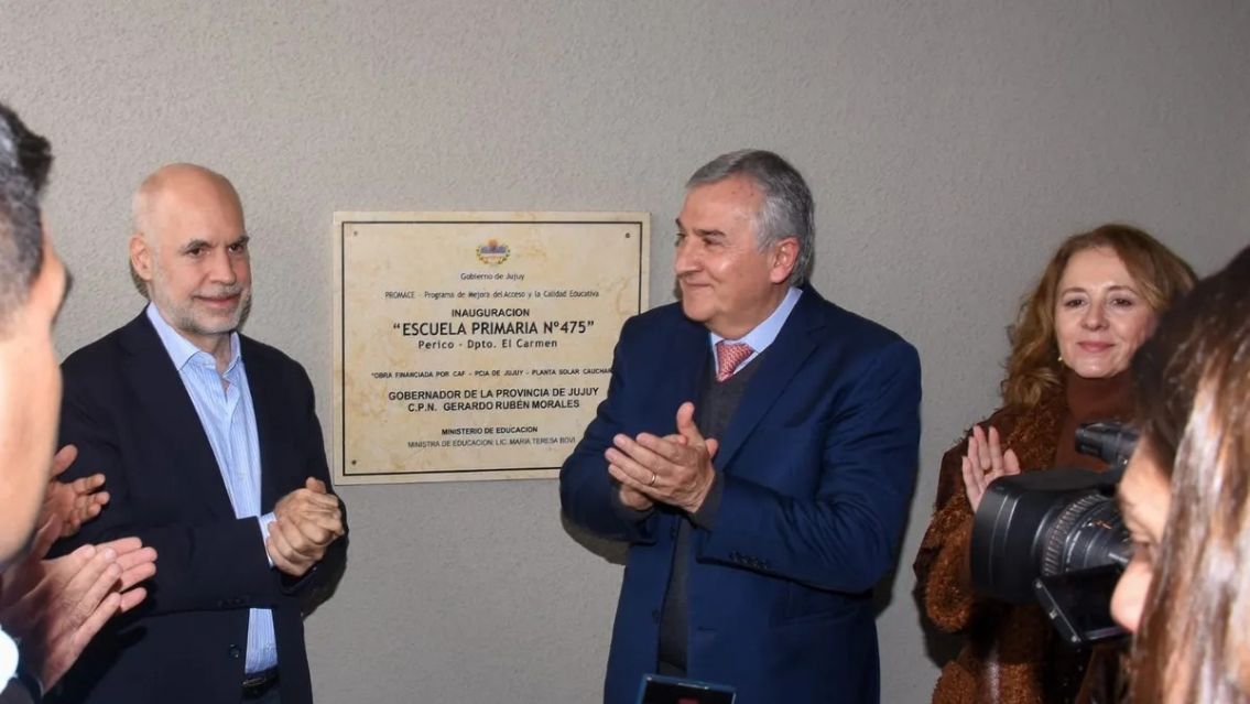 Larreta y Morales inauguraron cinco nuevas escuelas en Jujuy