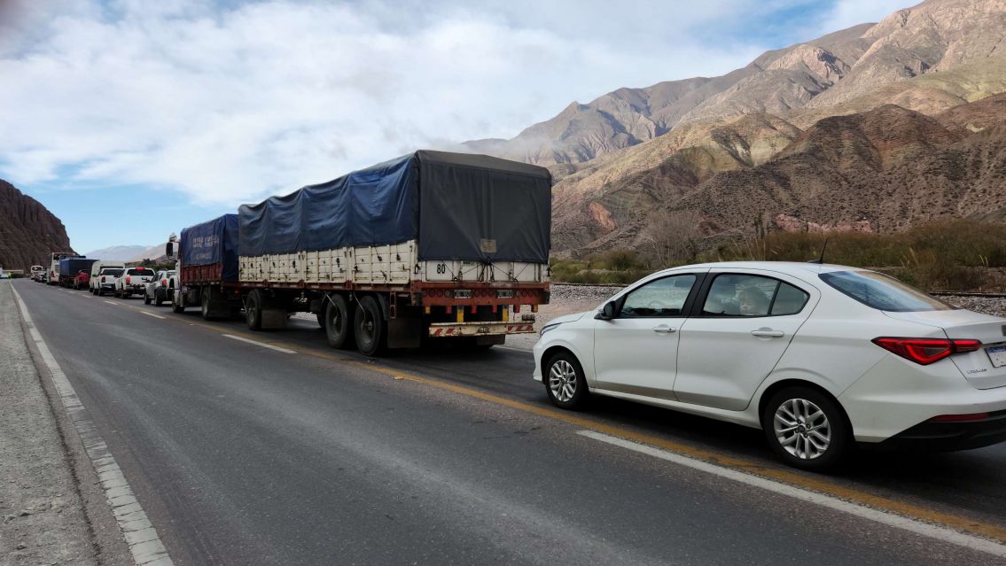 A que hora abren la Ruta 9 para ir a la Quebrada: Muchos esperando
