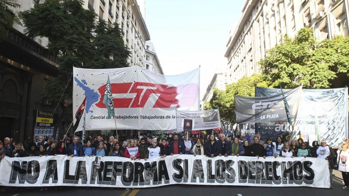 Marcha en CABA contra la represión y la nueva Constitución de Jujuy