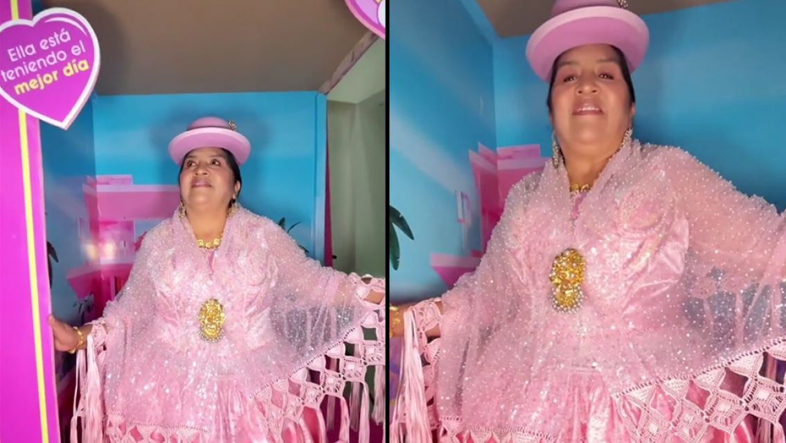 No podía faltar: también salió la "Barbie Cholita"