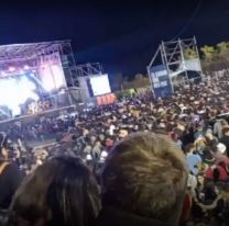 El famoso que estaba en el festival sentado en la platea: todos quer&iacute;an fotos