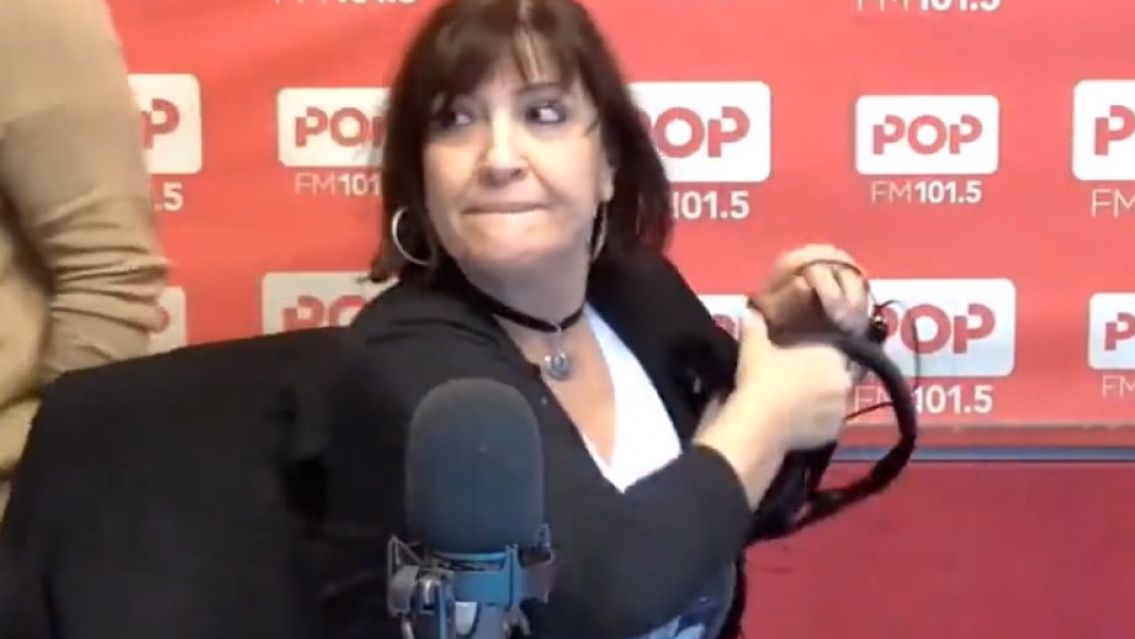 La conductora que dijo "Jujuy es Bolivia", tuvo un ataque de furia en vivo