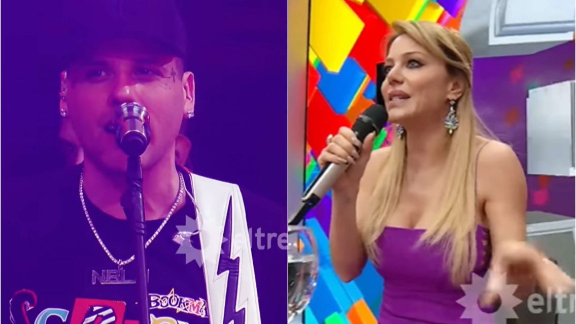 Néstor en Bloque y Evangelina Anderson se volvieron a encontrar en Los 8 Escalones