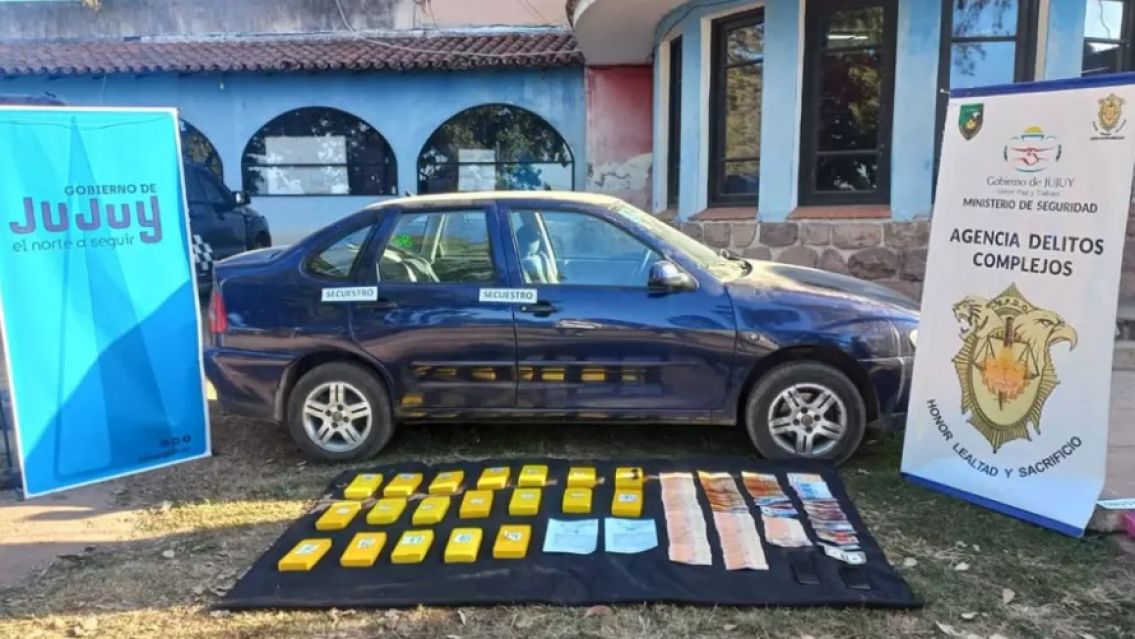 Detuvieron en barrio San Pedrito a un jujeño con más de 19 kilos de cocaína