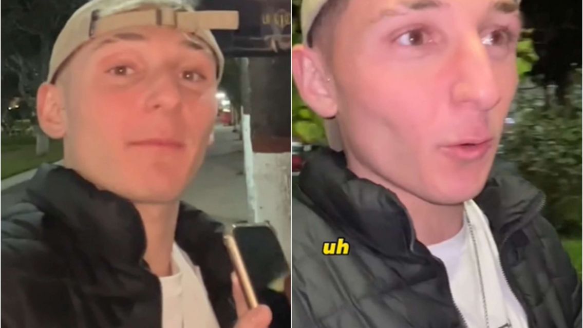 El famoso tiktoker que apareci� en el norte: "Es �l, es �l!"