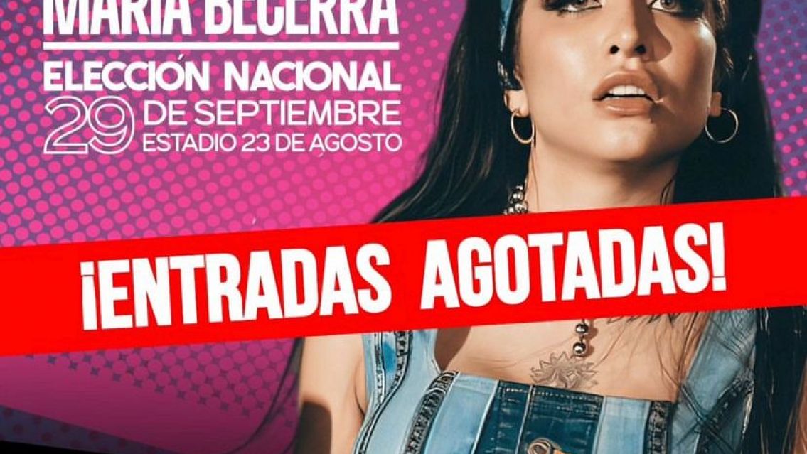 CONFIRMADO: Se agotaron las entradas para María Becerra