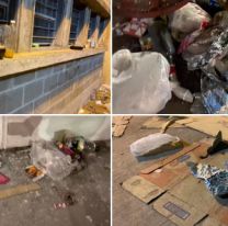 Bronca de vecinos por cómo dejaron el estadio los fans de María Becerra: una mugre 