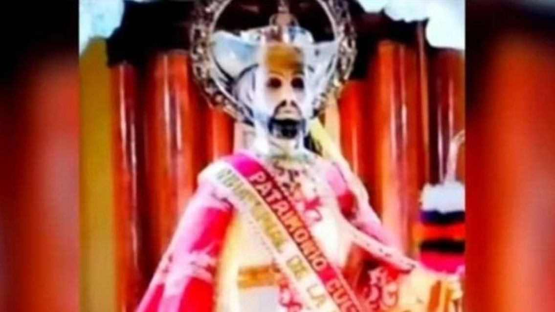 MILAGRO! Muy cerca de Jujuy hay una imagen de San Roque que abre y cierra los ojos