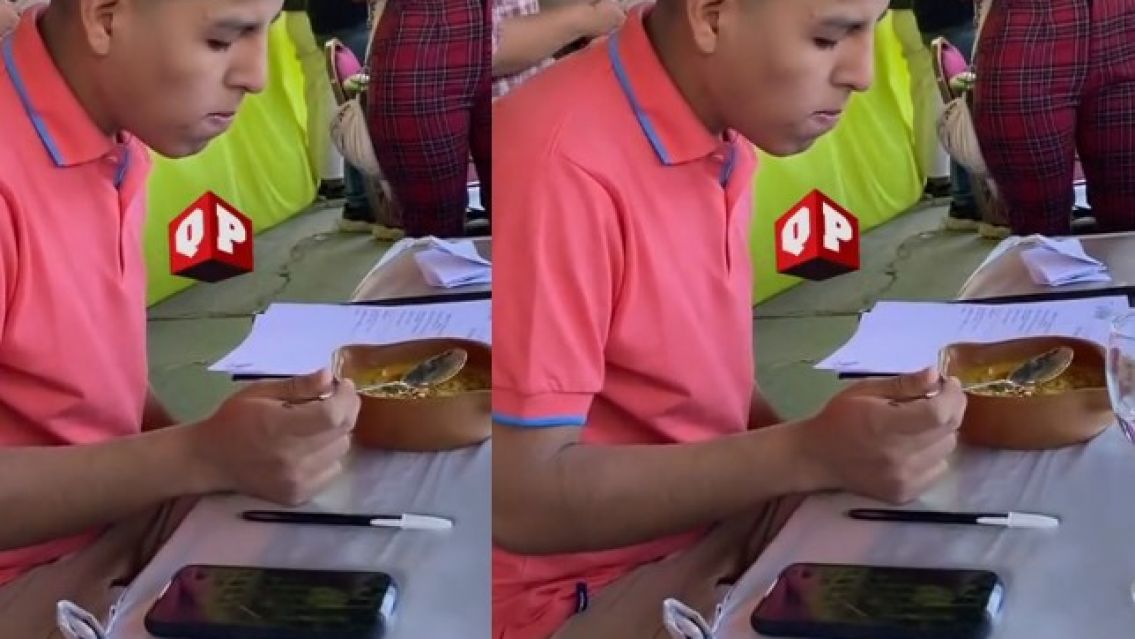 Antonio probó el locro de una salteña y ella rompió en llanto: "Me dijo que soy..."