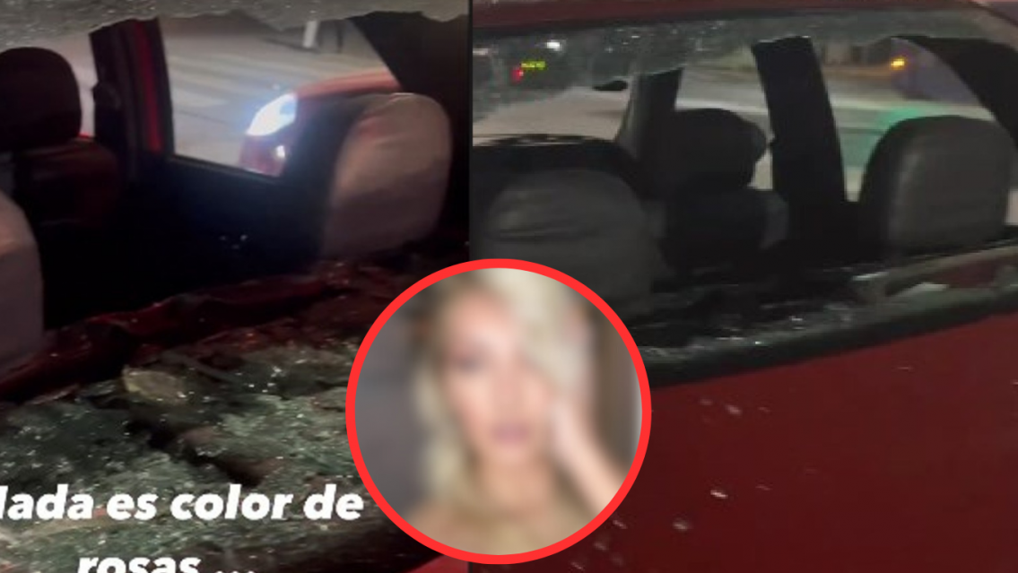 Misterioso ataque al taxi donde iba una famosa modelo y empresaria