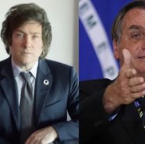Bolsonaro brind&oacute; su apoyo a Milei: "Tenemos cosas en com&uacute;n"
