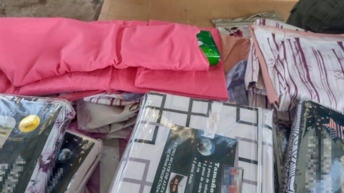 Una mujer ocultaba m�s de 25 kilos de coca�na entre juegos de s�banas