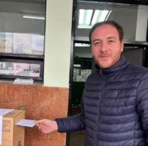Vot&oacute; Emanuel Palmieri: "Esperemos que al fin del d&iacute;a el ganador sea el pueblo"