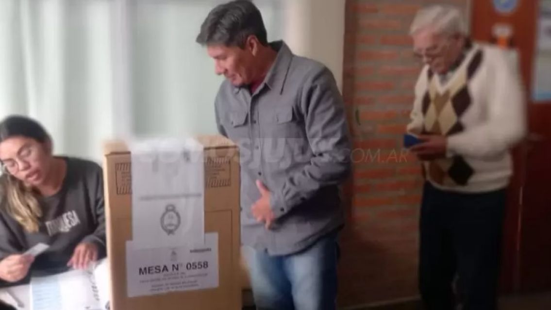 Vot� Alejandro Vilca: "Esperamos hacer una buena elecci�n"